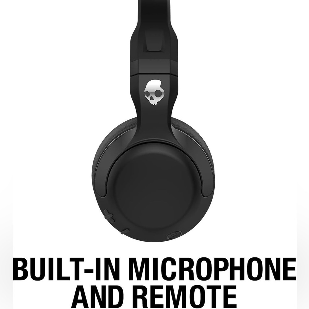 Skullcandy Over-Ear Black Headphones - Sleek Urban Design - Picture 4 of 13